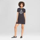 Junk Food Women's Atari Computer Camp Knit Graphic Dress - Black