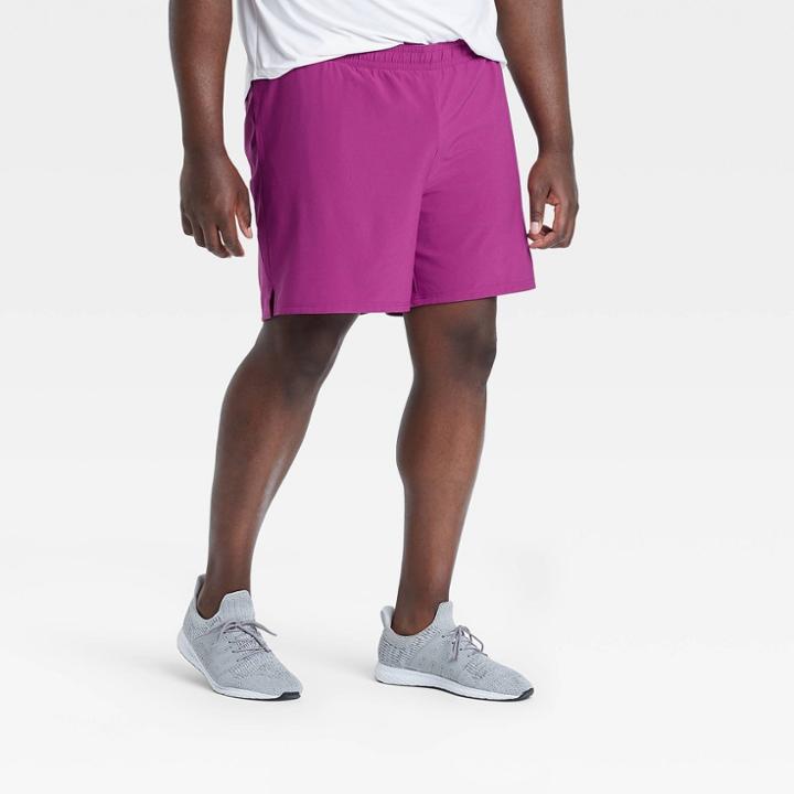 Men's Big & Tall Any Sport Shorts - All In Motion Purple Xxxl