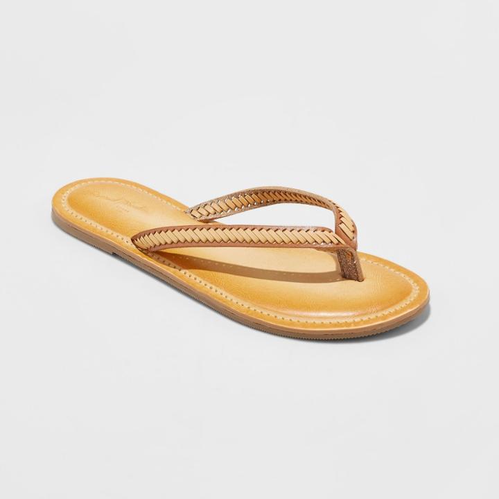 Women's Valeryn Flip Flop Sandal - Universal Thread Tan
