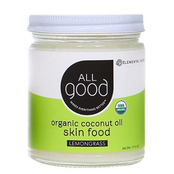 All Good Lemongrass Coconut Oil Skin Food