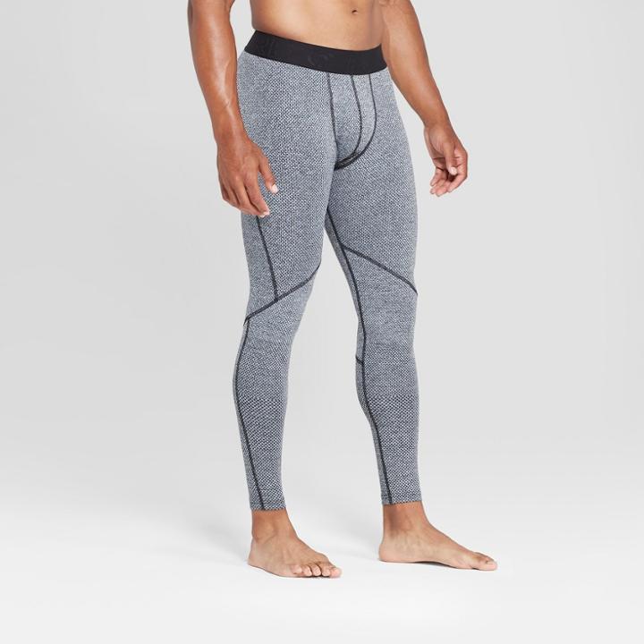 Men's Jacquard Training Tight Leggings - C9 Champion True White