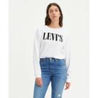 Levi's Women's Serif Logo Sweatshirt - White