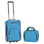 Rockland Rio 2pc Softside Carry On Luggage Set - Turquoise