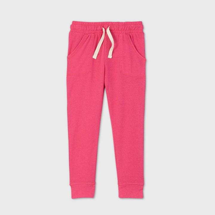 Toddler Girls' Cozy Jogger Pants - Cat & Jack Pink