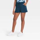 Women's French Terry Mid-rise Shorts - Joylab Blue