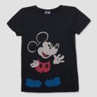 Junk Food Boys' Mickey Mouse Short Sleeve T-shirt - Black