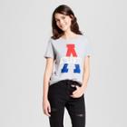 Women's Atlanta Big A Short Sleeve Crew Neck T-shirt - Awake Gray
