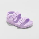 Toddler Girls' Jandra Eva Slide Sandals - Cat & Jack Purple