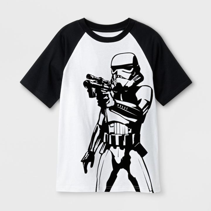 Boys' Star Wars Stormtrooper Short Sleeve T-shirt - White