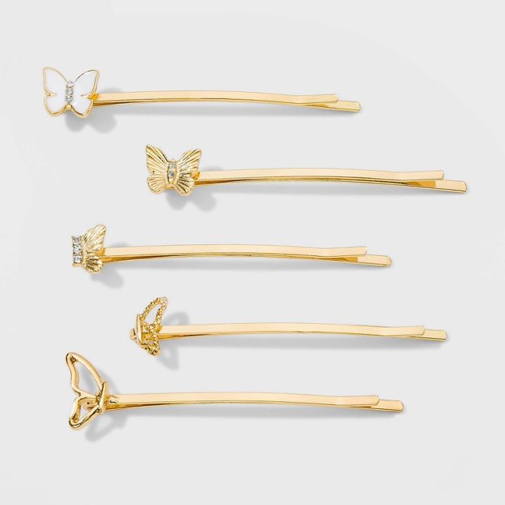 Sugarfix By Baublebar Butterfly Hair Pins - Gold