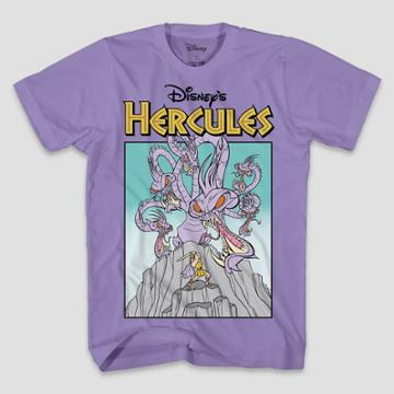 Men's Disney Hercules Short Sleeve T-shirt - Lavender