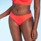 Women's Hipster Bikini Bottom - Shade & Shore Hot Orange S, Women's,
