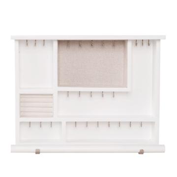 Mackenzie Wall Mounted Jewelry Organizer White - 88 Main , Adult Unisex,