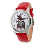 Women's Disney Alice In Wonderland Silver Alloy Watch - Red,
