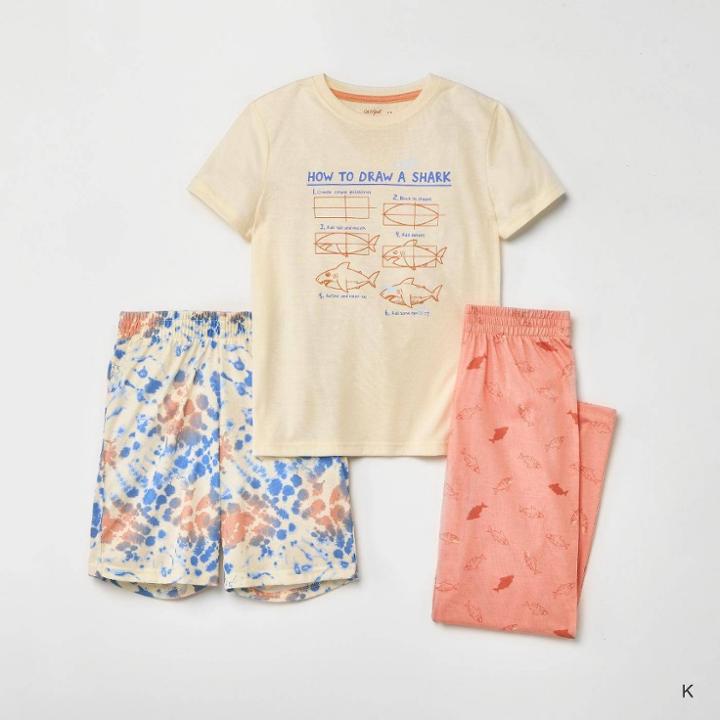 Boys' 3pc Pajama Set - Cat & Jack Orange