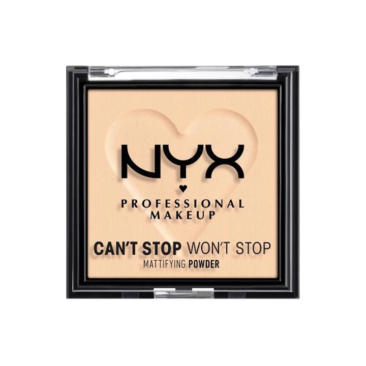Nyx Professional Makeup Can't Stop Won't Stop Mattifying Pressed Powder - 02
