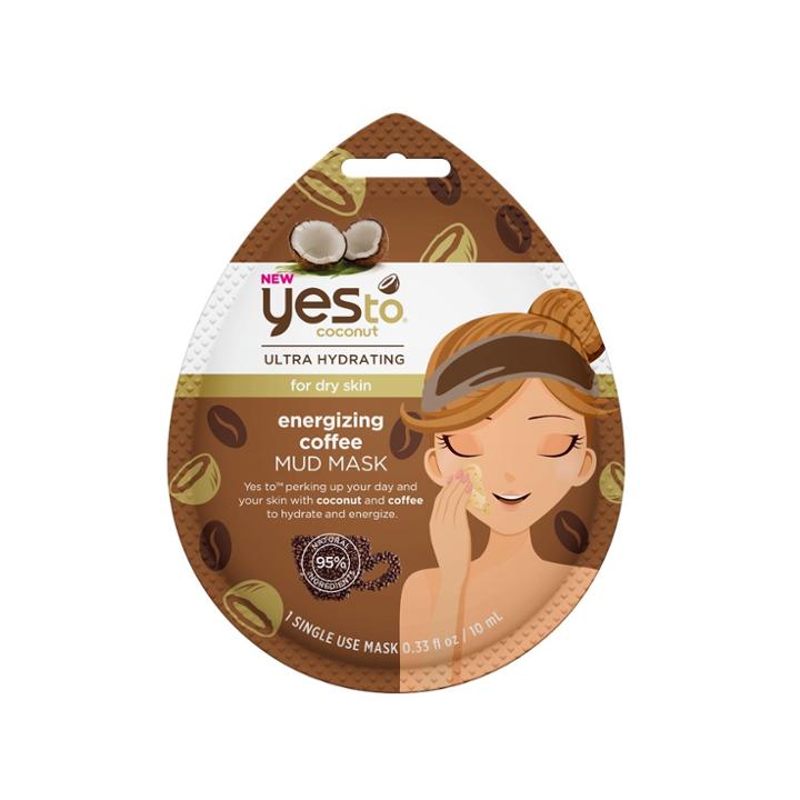 Yes To Coconut Energizing Coffee Mud Single Use Face Mask