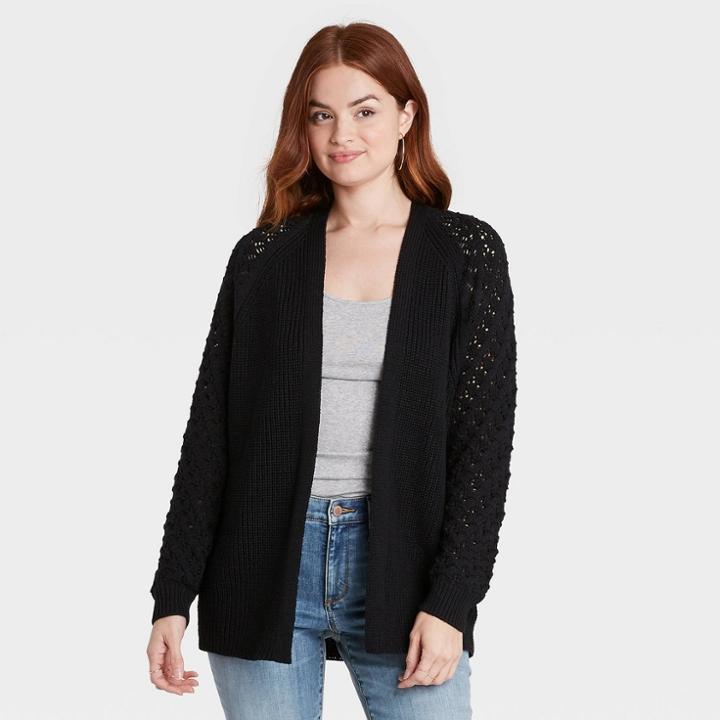 Women's Cardigan - Knox Rose Black