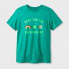 Boys' Short Sleeve 'here For The Shenanigans' T-shirt - Cat & Jack Green