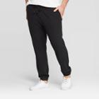 Men's Big & Tall 29.5 Regular Jogger Fit Sweatpants - Goodfellow & Co Black