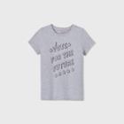 Girls' Short Sleeve 'vote For The Future' Graphic T-shirt - Cat & Jack Gray
