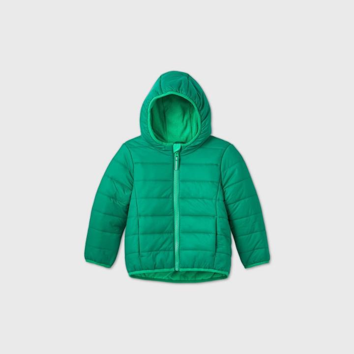 Toddler Puffer Jacket - Cat & Jack Green