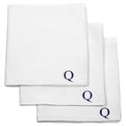 Target Monogram Groomsmen Gift Handkerchief Set - Q, White - Q