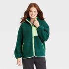 Women's Sherpa Jacket - Universal Thread Green