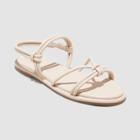 Women's Lara Ankle Strap Sandals - A New Day Off-white