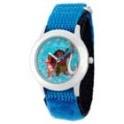 Boys' Disney Moana,pua, Heihei And Maui Stainless Steel Time Teacher Watch - Blue