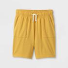 Boys' Knit Pull-on Shorts - Cat & Jack Mustard Yellow