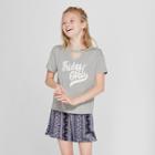 Girls' Gigi Short Sleeve Graphic T-shirt - Art Class Heather Gray