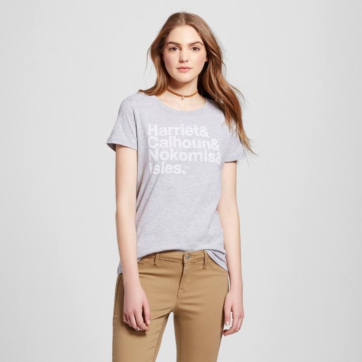 Awake Women's Minneapolis Harriet T-shirt S - Heather Gray (juniors')