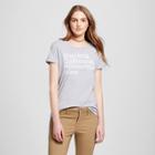 Awake Women's Minneapolis Harriet T-shirt S - Heather Gray (juniors')