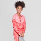 Umbro Girls' Tie Dye Windbreaker - Geranium Pink