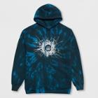Hybrid Apparel Men's Long Sleeve Black Mirror Hooded Pullover Sweatshirt - Black Universe