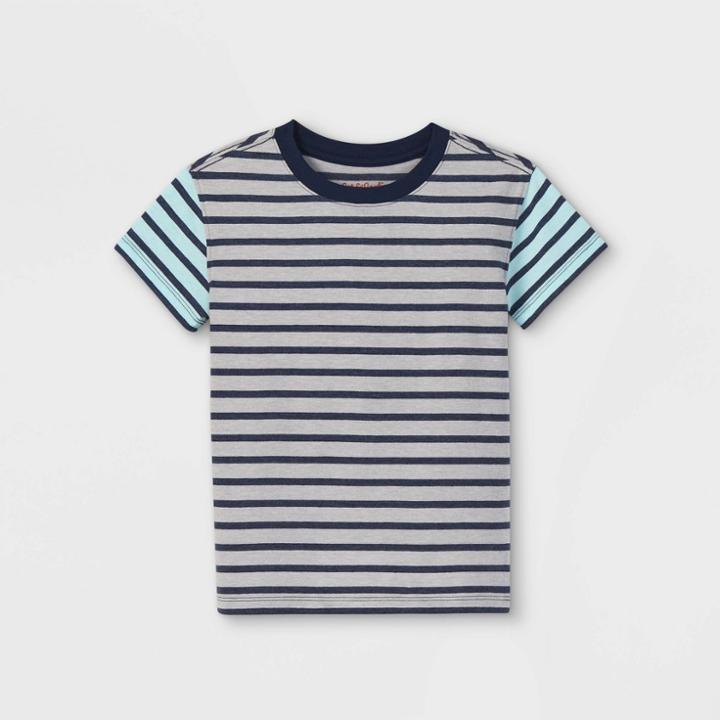 Toddler Boys' Jersey Knit Short Sleeve T-shirt - Cat & Jack Gray