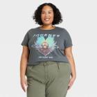 Women's Journey Plus Size Tour Short Sleeve Graphic T-shirt - Gray