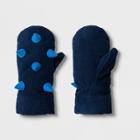 Boys' Spiked Mittens - Cat & Jack Blue