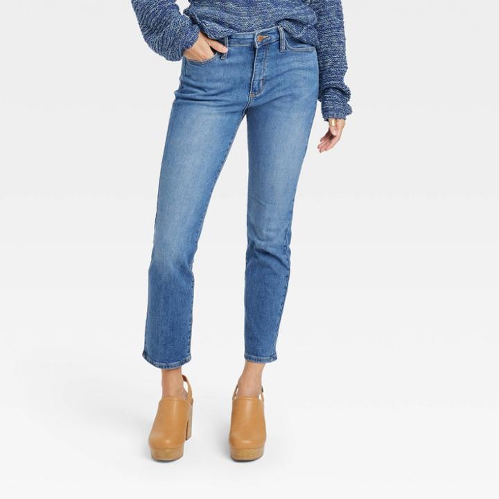 Women's High-rise Slim Straight Jeans - Universal Thread