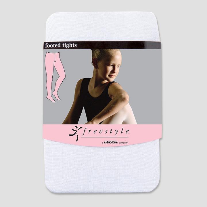 Freestyle By Danskin Girls' Tights White