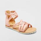 Girls' Kamora Ankle Strap Sandals - Cat & Jack Blush 13, Toddler Girl's