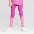Girls' Color Blocked Performance Leggings - C9 Champion Fuchsia Pink