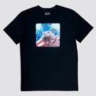 Iml Men's Cat Flag Short Sleeve Graphic T-shirt - Black
