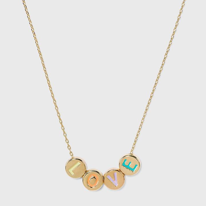 Sugarfix By Baublebar Love Delicate Chain Necklace