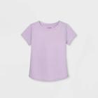Girls' Sparkle Short Sleeve T-shirt - Cat & Jack Light Purple