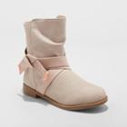 Girls' Sassie Slouch Boots - Cat & Jack Taupe