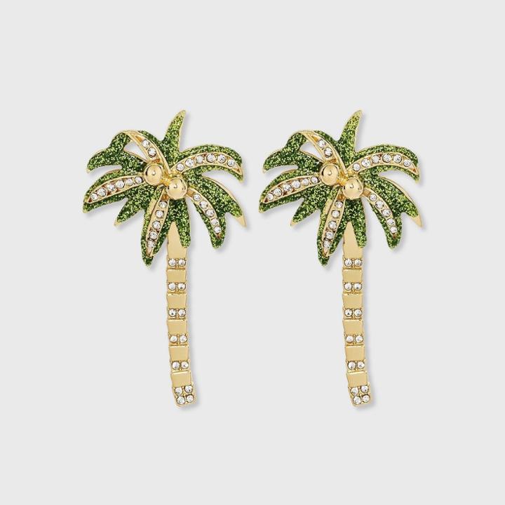 Sugarfix By Baublebar 'seas The Day' Statement Earrings - Green