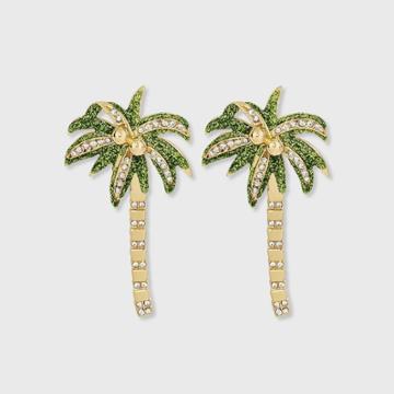Sugarfix By Baublebar 'seas The Day' Statement Earrings - Green