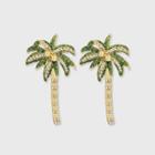 Sugarfix By Baublebar 'seas The Day' Statement Earrings - Green